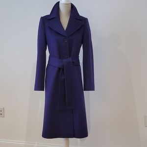 LIKE NEW Purple Armani Collezioni Cashmere Coat